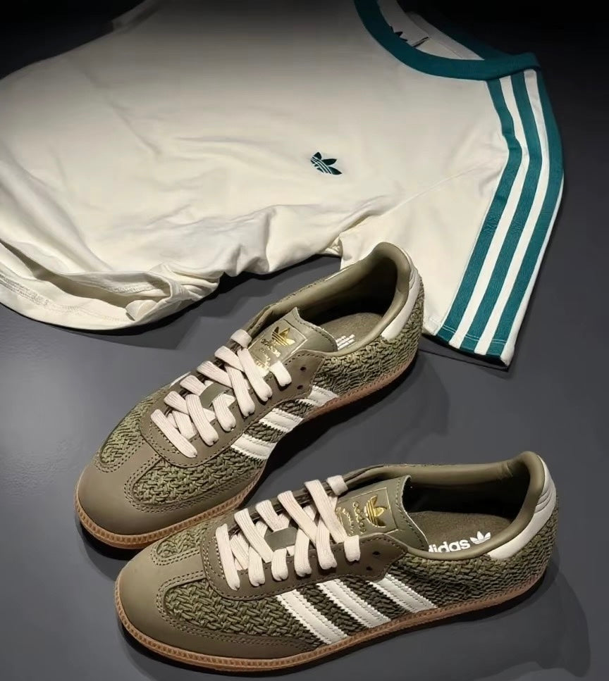 Adidas Originals Samba Crochet Pack 綠色 (JR9447)