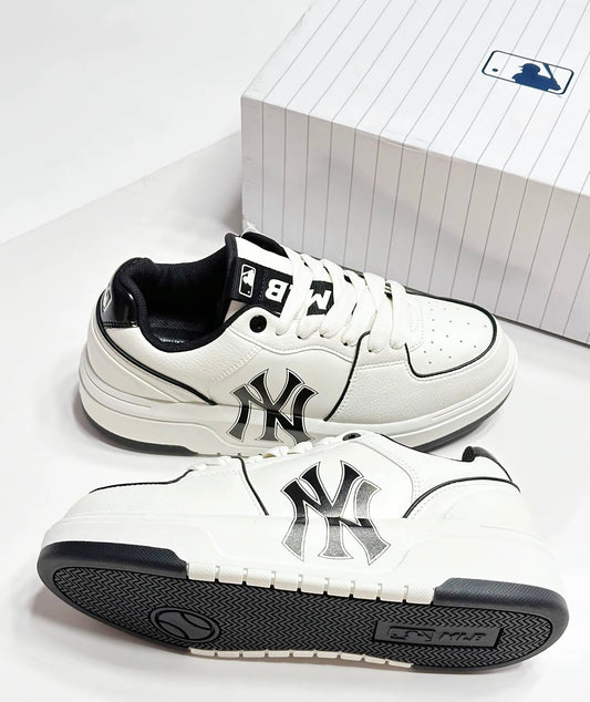MLB Chunky Liner PU 黑白 (3ASXCA12N-50WHS)