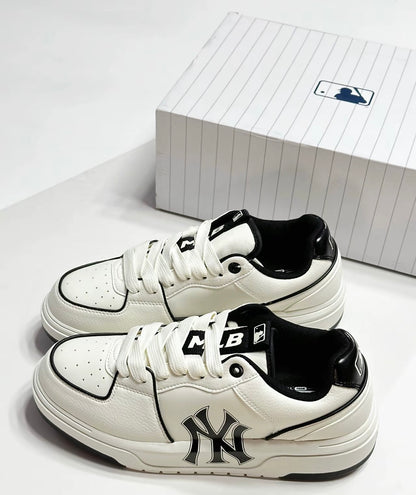 MLB Chunky Liner PU 黑白 (3ASXCA12N-50WHS)