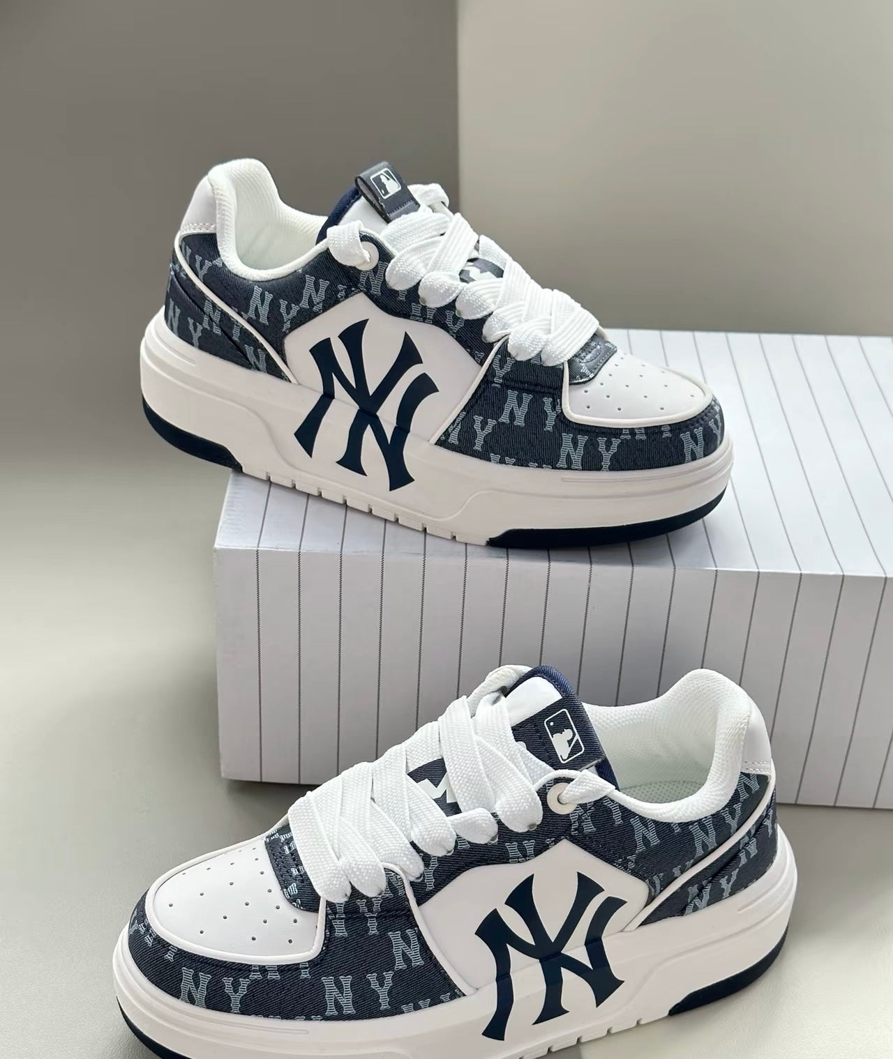 MLB Chunky Liner 24SS 海軍藍 (3ASXCLD4N-50NYS)