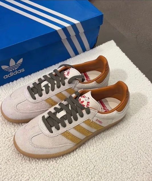Adidas Originals Samba OG 雞排棕黃 (CU9225-102)