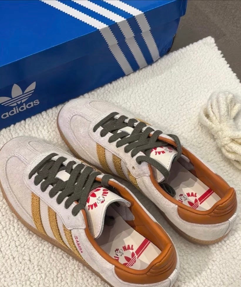 Adidas Originals Samba OG 雞排棕黃 (CU9225-102)