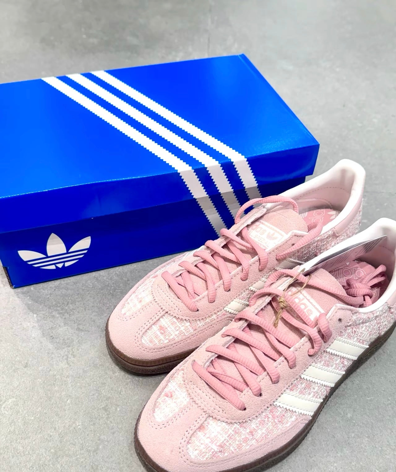 Adidas Originals Handball Spezial 粉色 (JR4503)