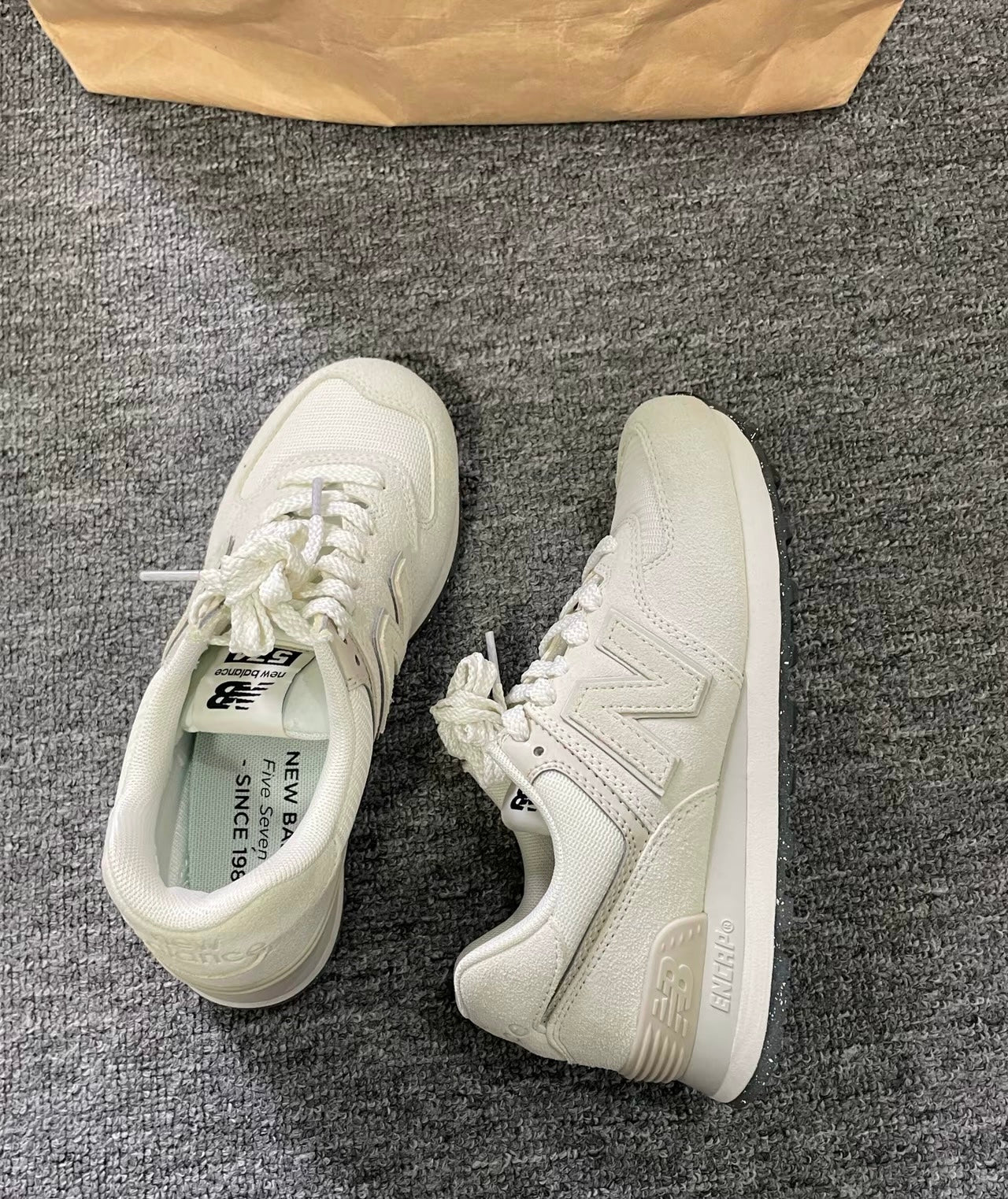 (中秋節優惠) New Balance 574 米白 (U574OF2)
