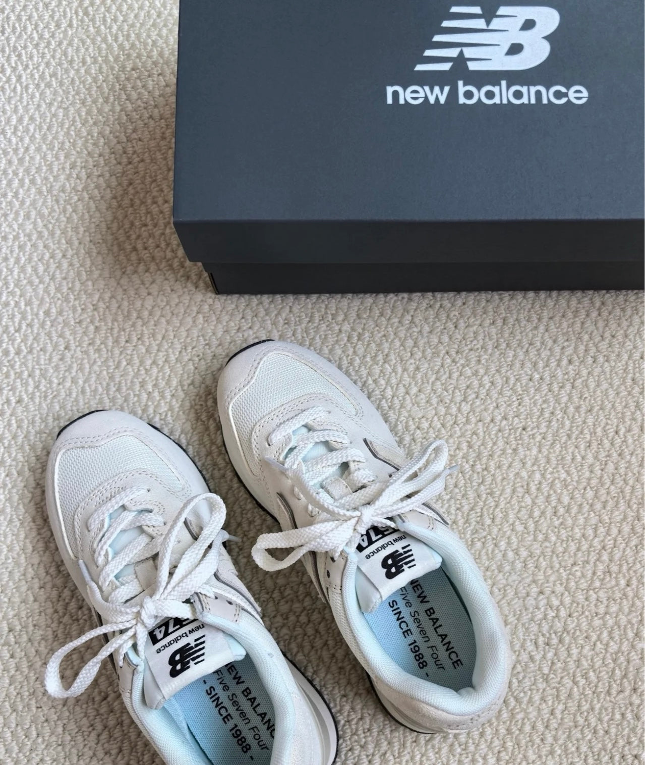 (中秋節優惠) New Balance 574 米白 (U574OF2)