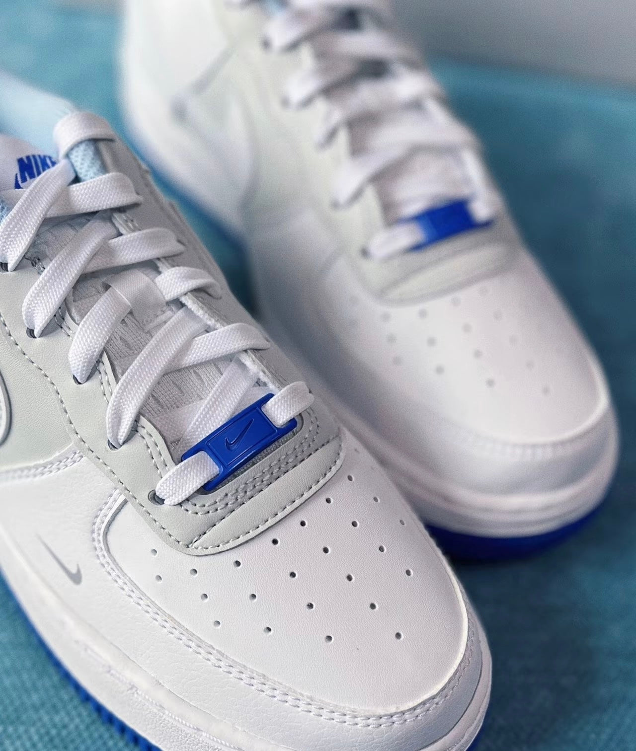 Nike Air Force GS 白灰藍 (FB1844-111)