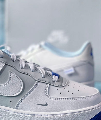 Nike Air Force GS 白灰藍 (FB1844-111)
