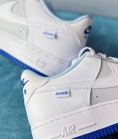 Nike Air Force GS 白灰藍 (FB1844-111)
