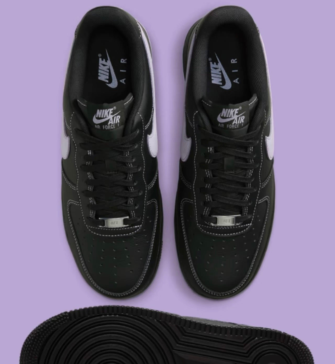 Nike Air Force Black Purple 黑紫 (HQ2037-001)