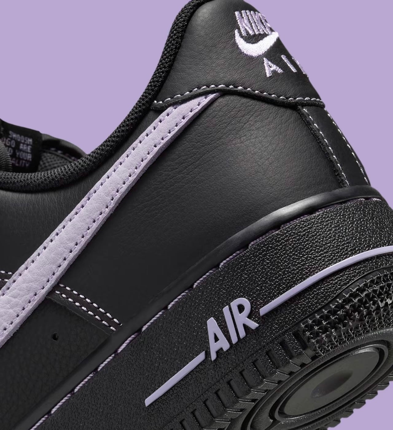 Nike Air Force Black Purple 黑紫 (HQ2037-001)