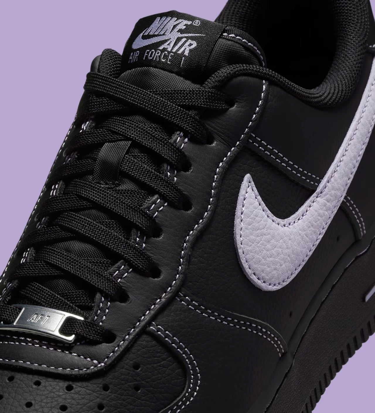 Nike Air Force Black Purple 黑紫 (HQ2037-001)