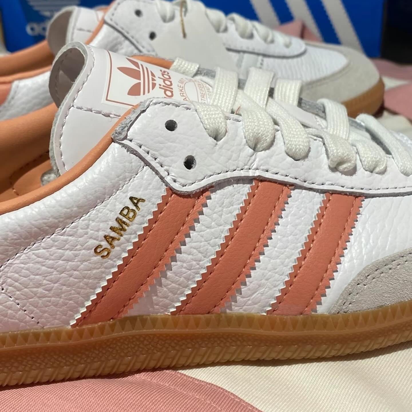 Adidas Originals Samba OG White Pink (IG5932)