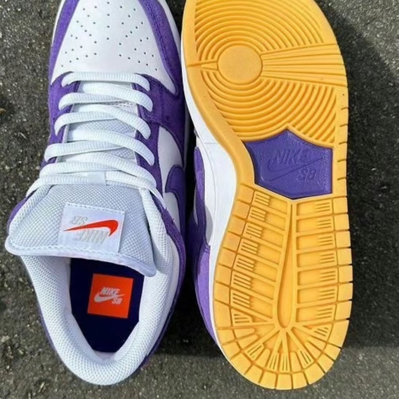 Nike SB Dunk Low Pro ISO Orange Label Court Purple (DV5464-500)