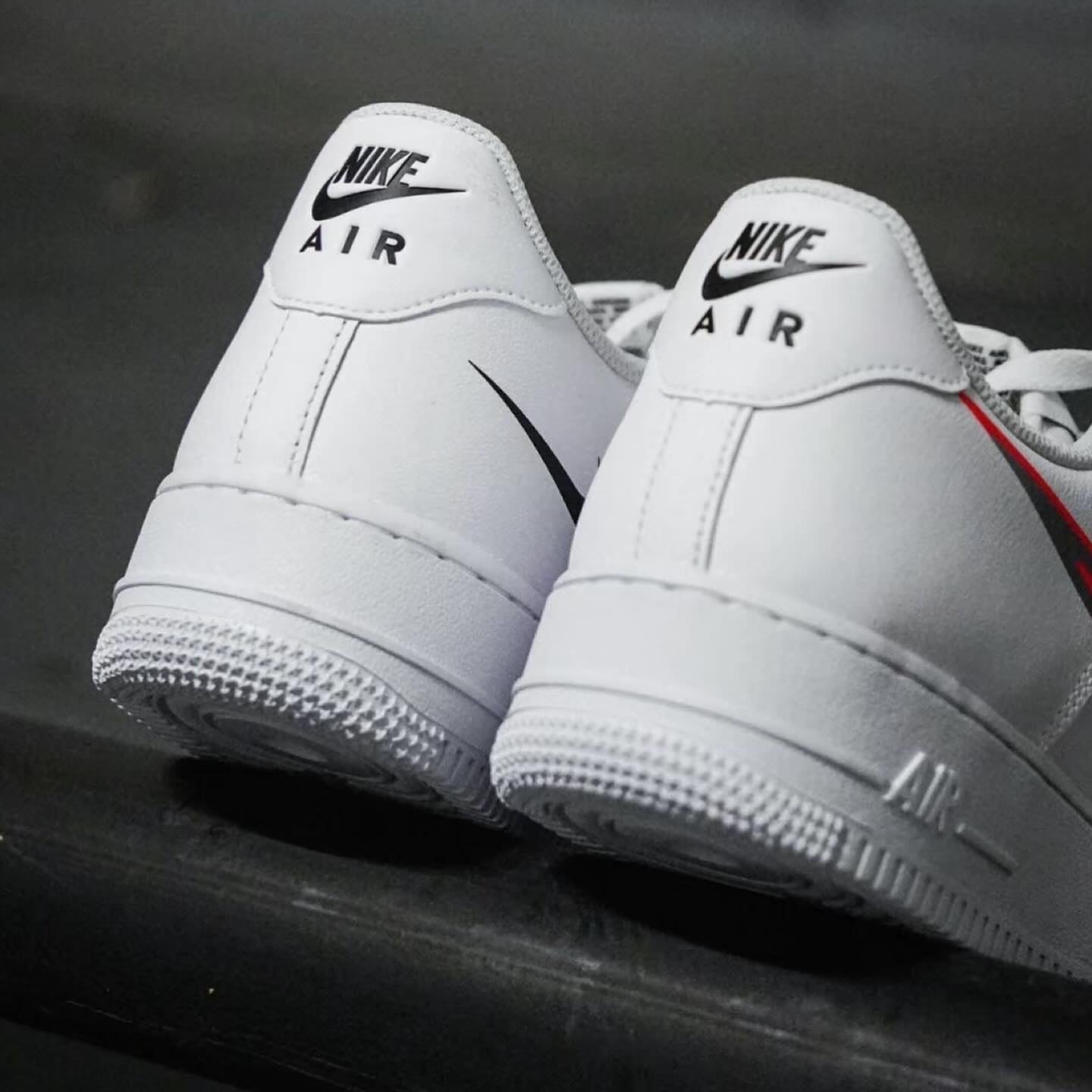 Nike Air Force 1 Low ‘07 - Quadruple Swoosh White Navy Crimson (FJ4226-100)