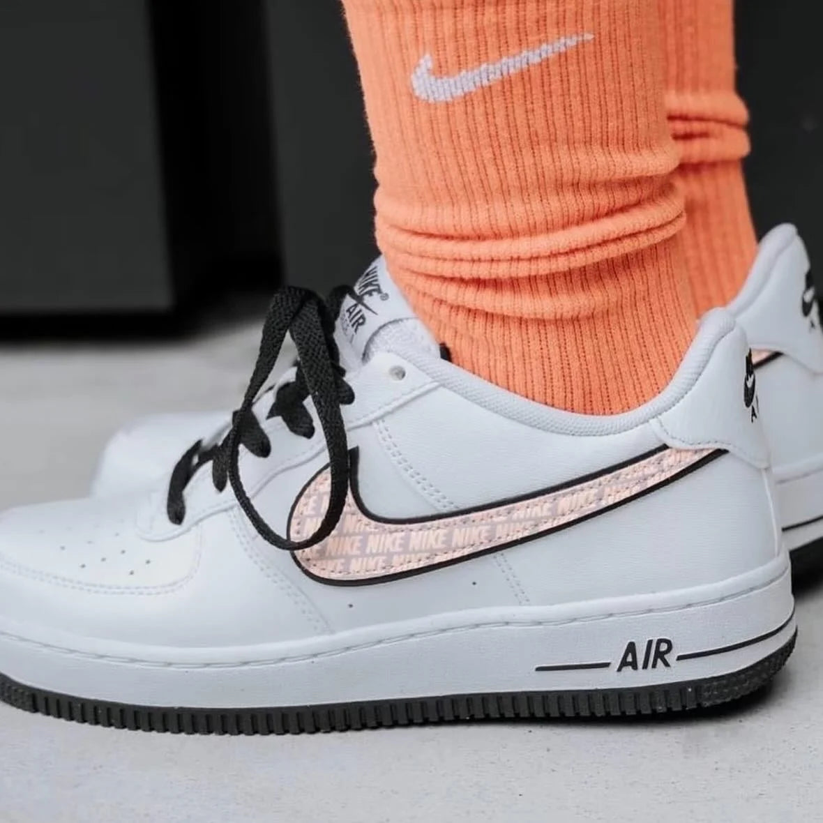 Nike Air Force 1 Gs White Pink (DZ6307-100)