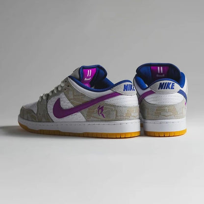 Rayssa Leal-Nike Dunk Low Pure Platinum and Vivid Purple (FZ5251-001)