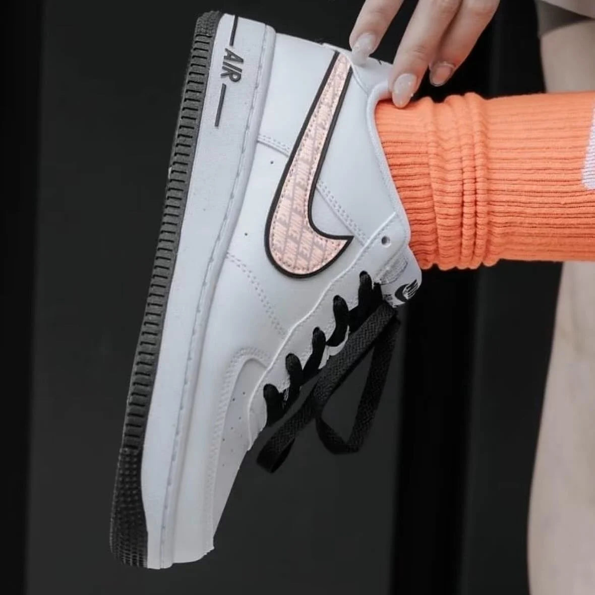 Nike Air Force 1 Gs White Pink (DZ6307-100)