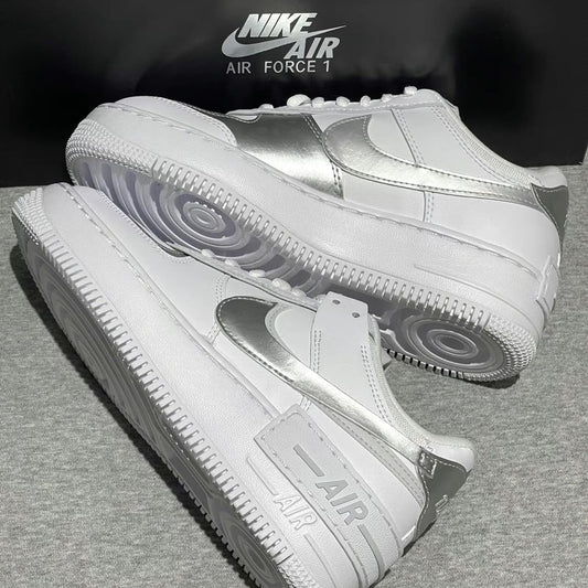 Nike Air Force Shadow White Silver 白銀 (CI0919-119)