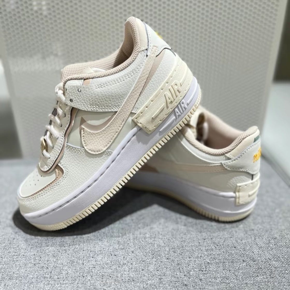 NIKE AIR FORCE 1 奶油白棕 (FQ6871-111)