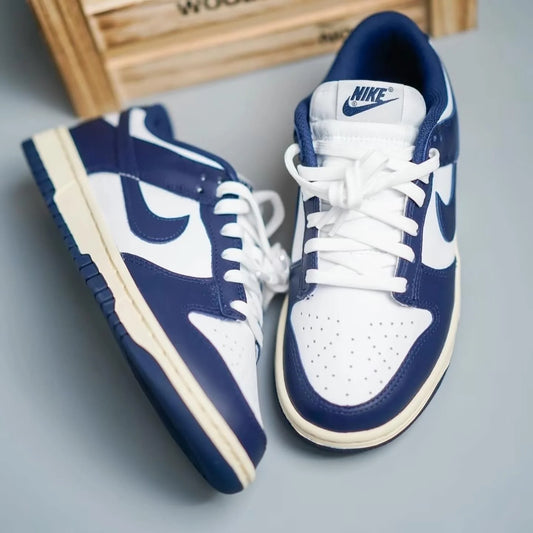 Nike Dunk Low Midnight Navy & White (DD1503-115)