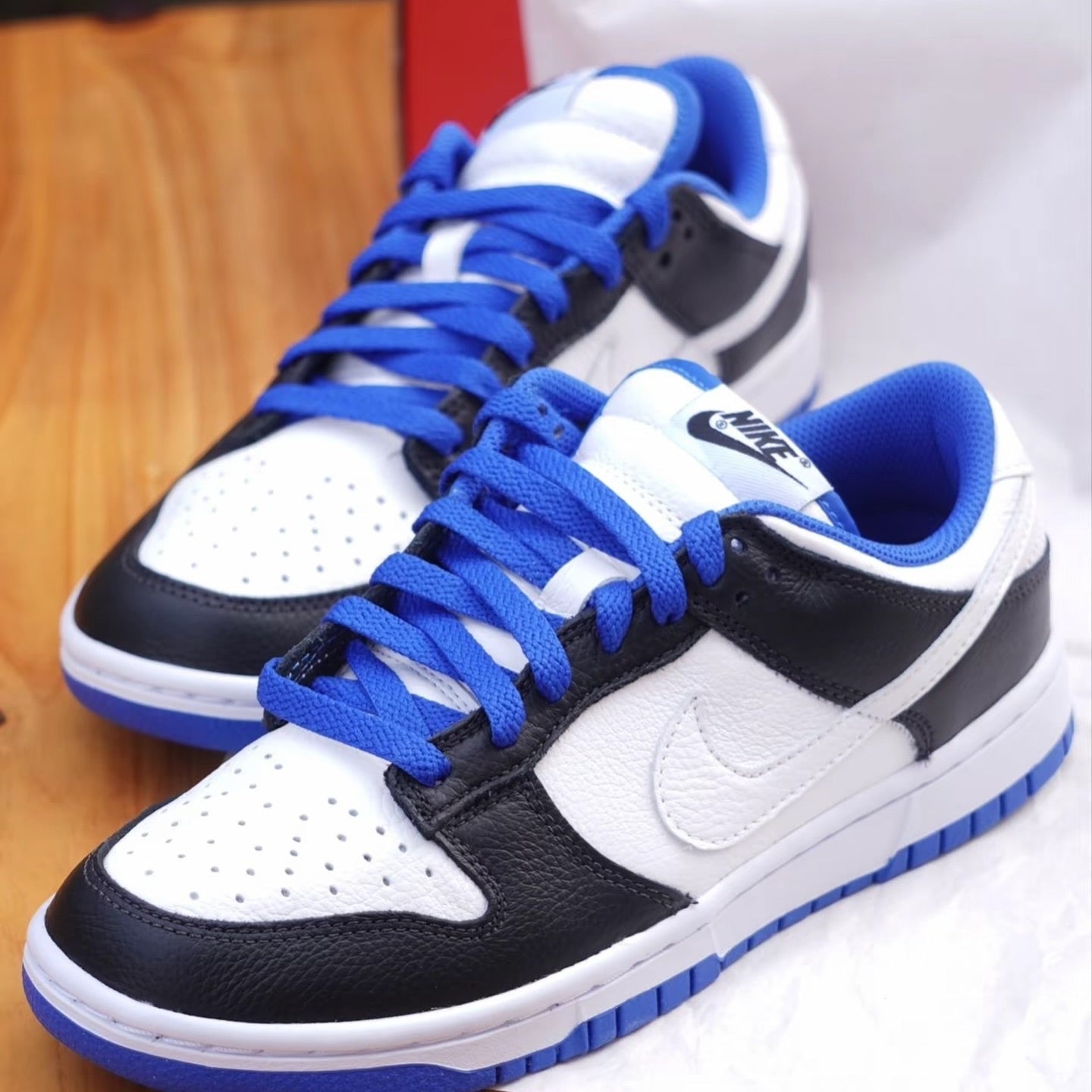 Nike Dunk Low 黑白藍(FD9064-110)